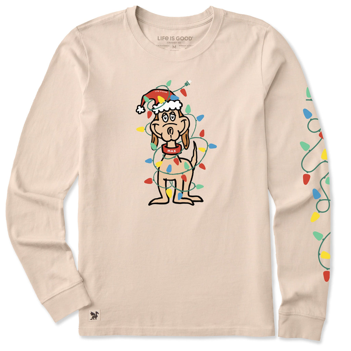 Women's Max Merry Woofmas Long Sleeve Crusher Tee