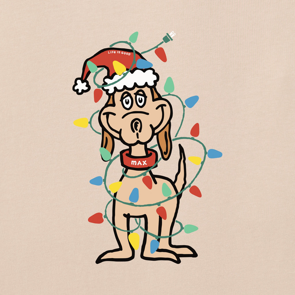 Women's Max Merry Woofmas Long Sleeve Crusher Tee