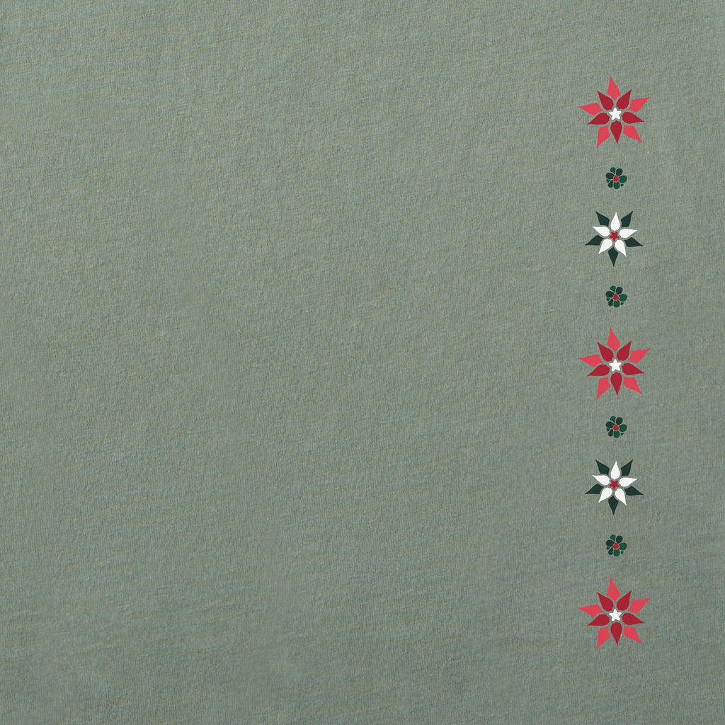 Women's Poinsettia Mandala Long Sleeve Crusher Vee product image 3
