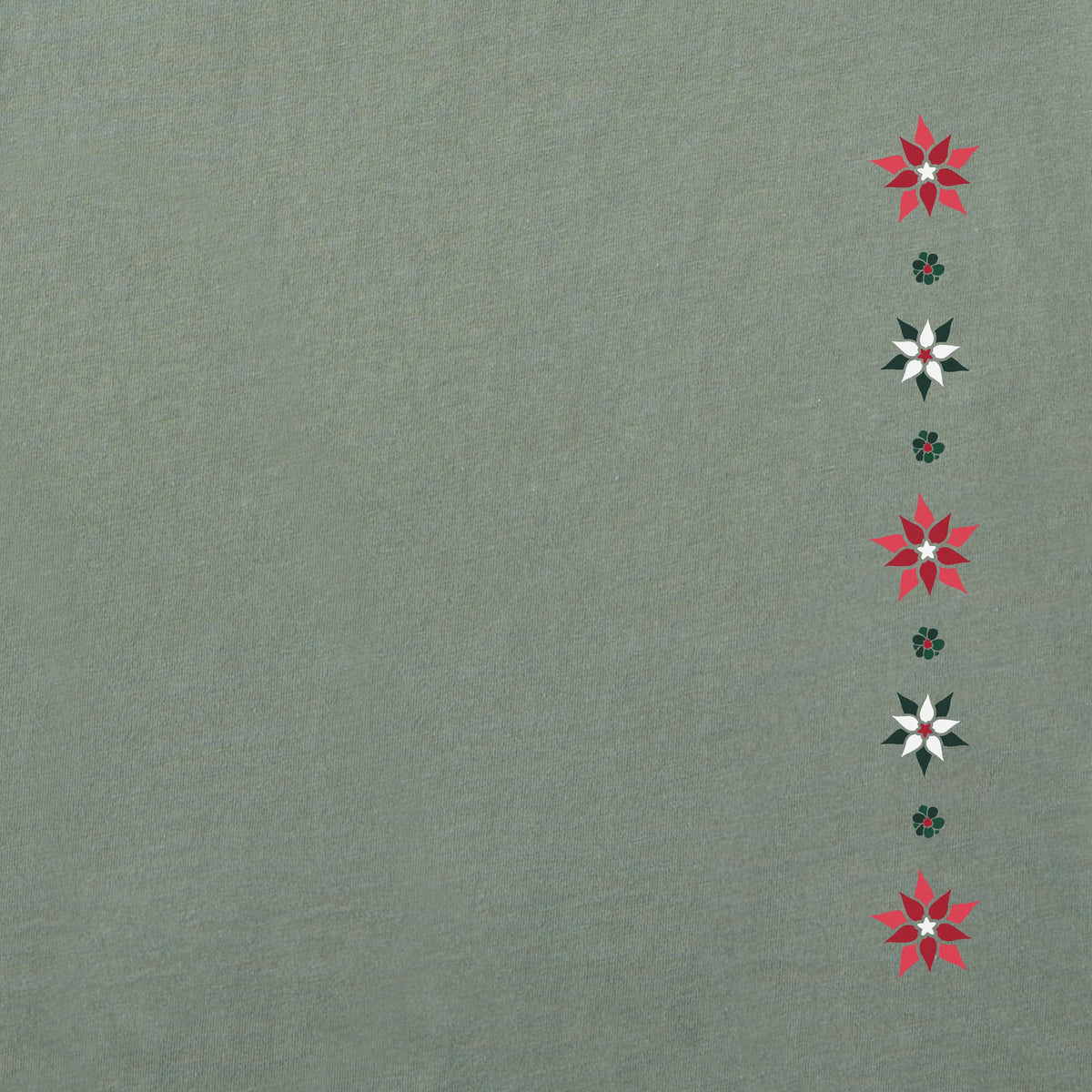 Women's Poinsettia Mandala Long Sleeve Crusher Vee product image 3