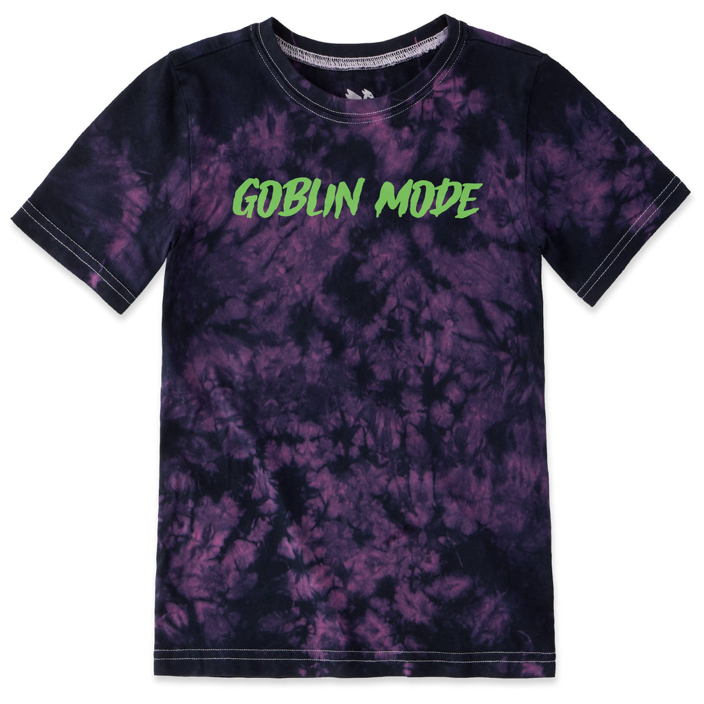 Kids Goblin Mode Short Sleeve Crusher Tie-Dye Tee product image 1