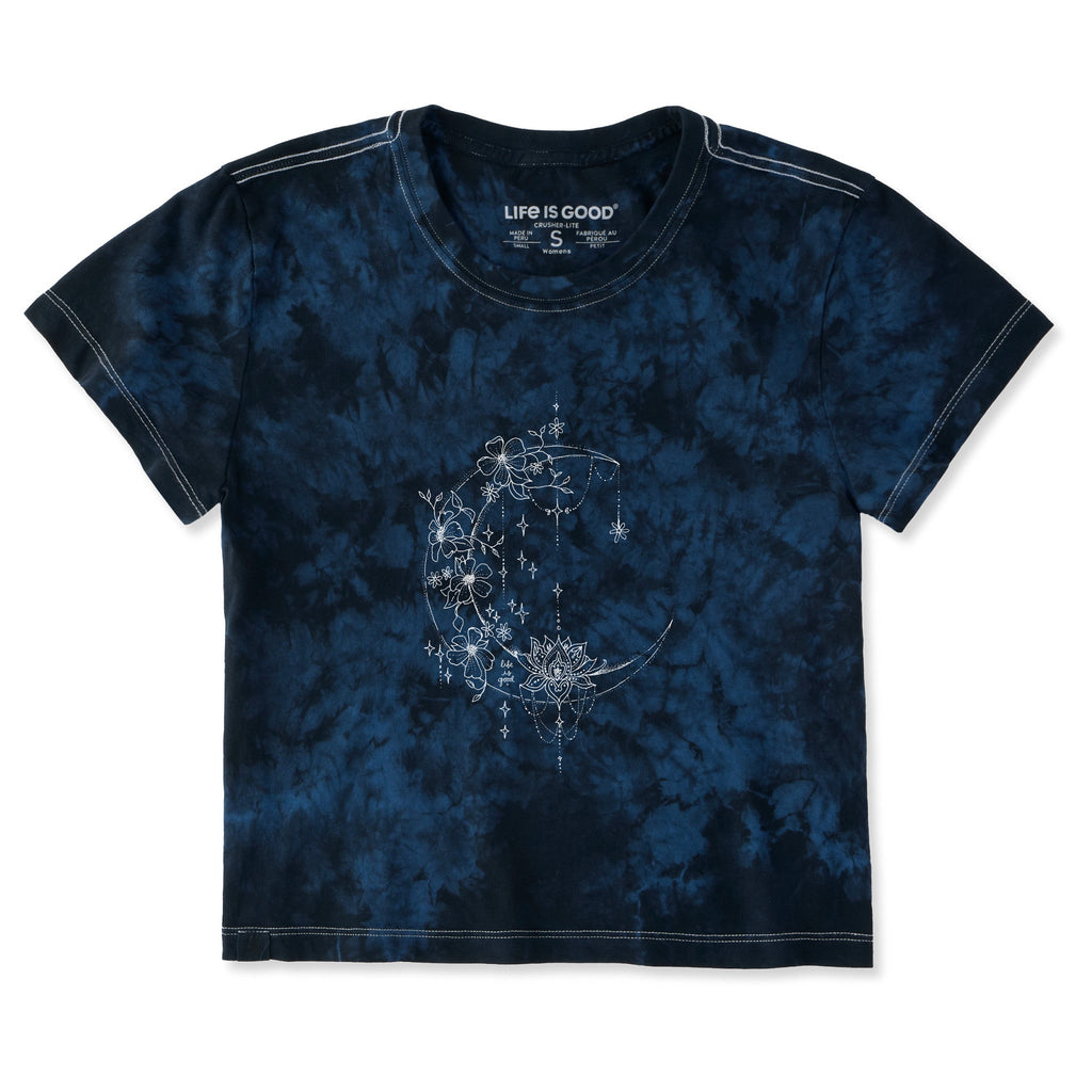 Women's Celestial Moonflower Crusher-LITE Shrunken Tie-Dye product image 1