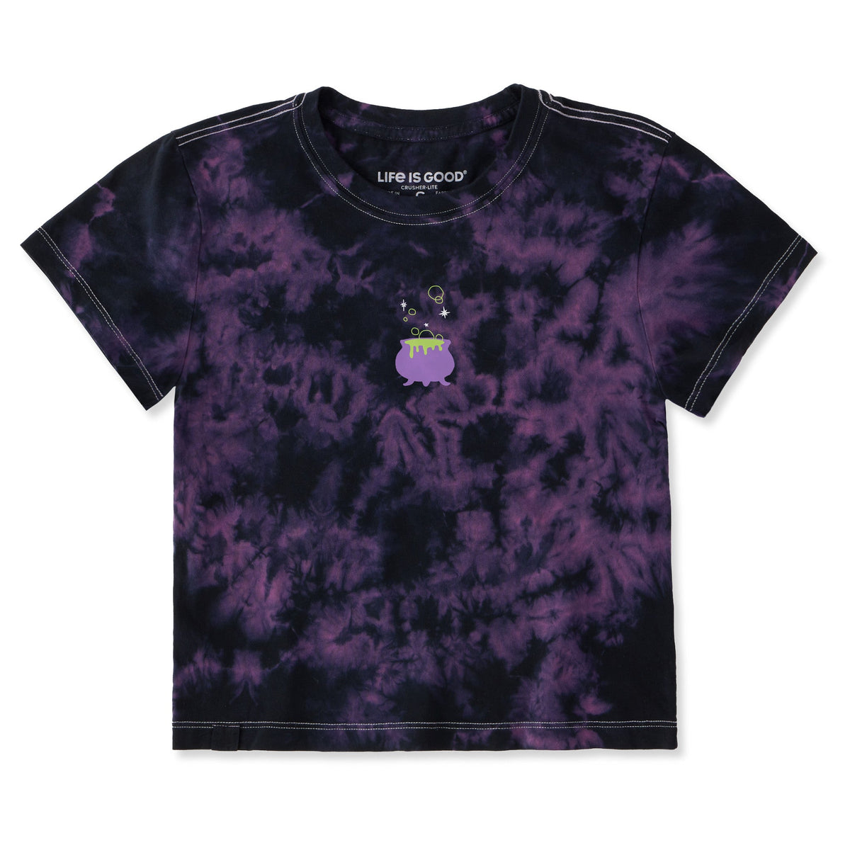 Women's Witchy Cauldron Crusher-LITE Shrunken Tie-Dye Tee product image 1