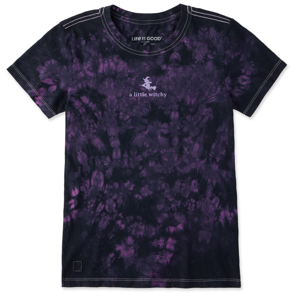 Women's A Little Witchy Short Sleeve Crusher Tie-Dye Tee product image 1