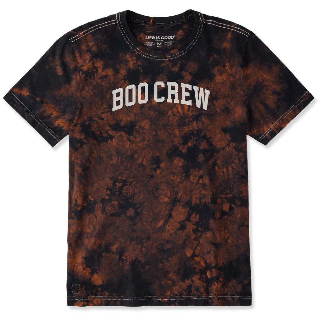 Men's Boo Crew Arch Short Sleeve Crusher Tie-Dye Tee product image 1