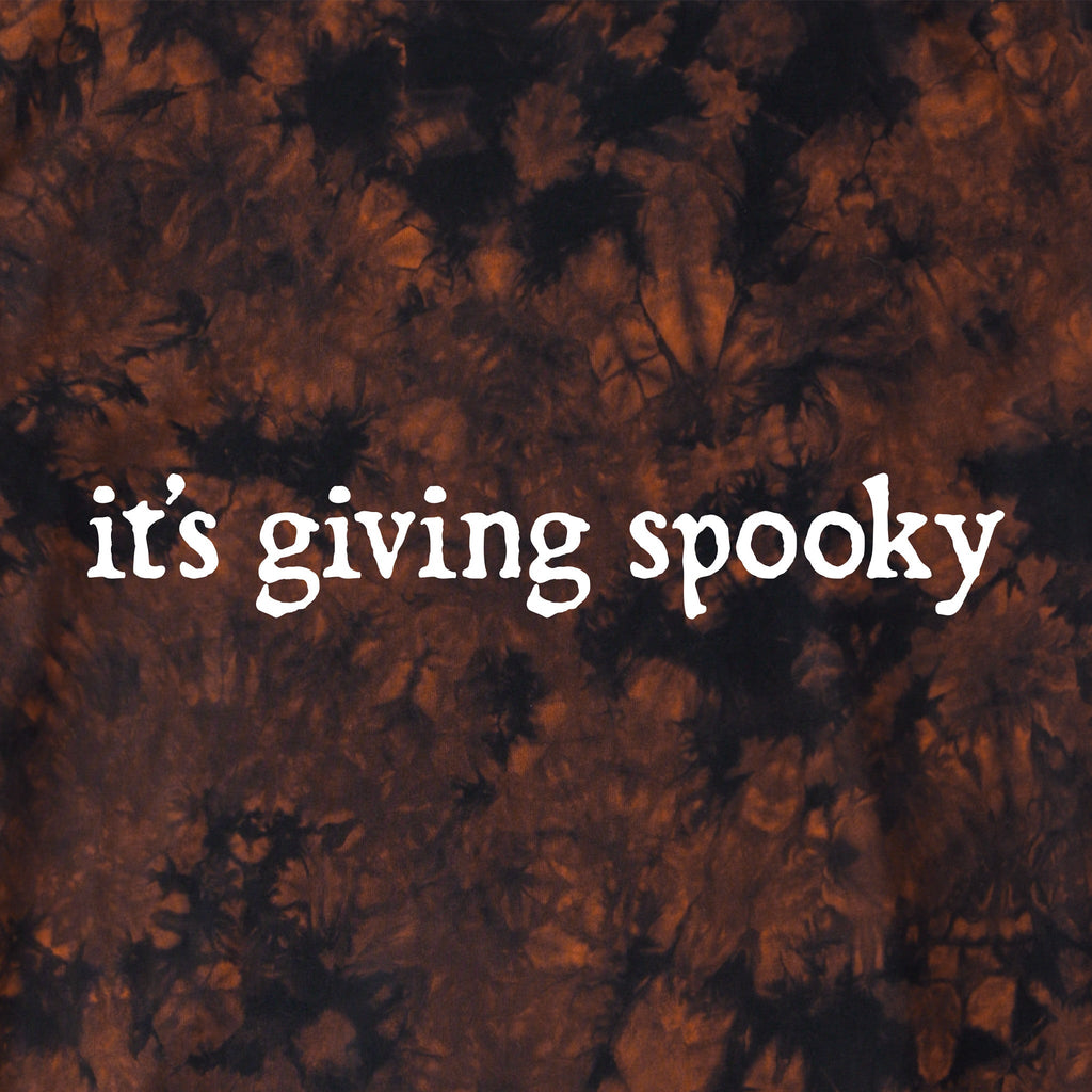 Women's It's Giving Spooky Crusher-LITE Shrunken Tie-Dye Tee product image 2