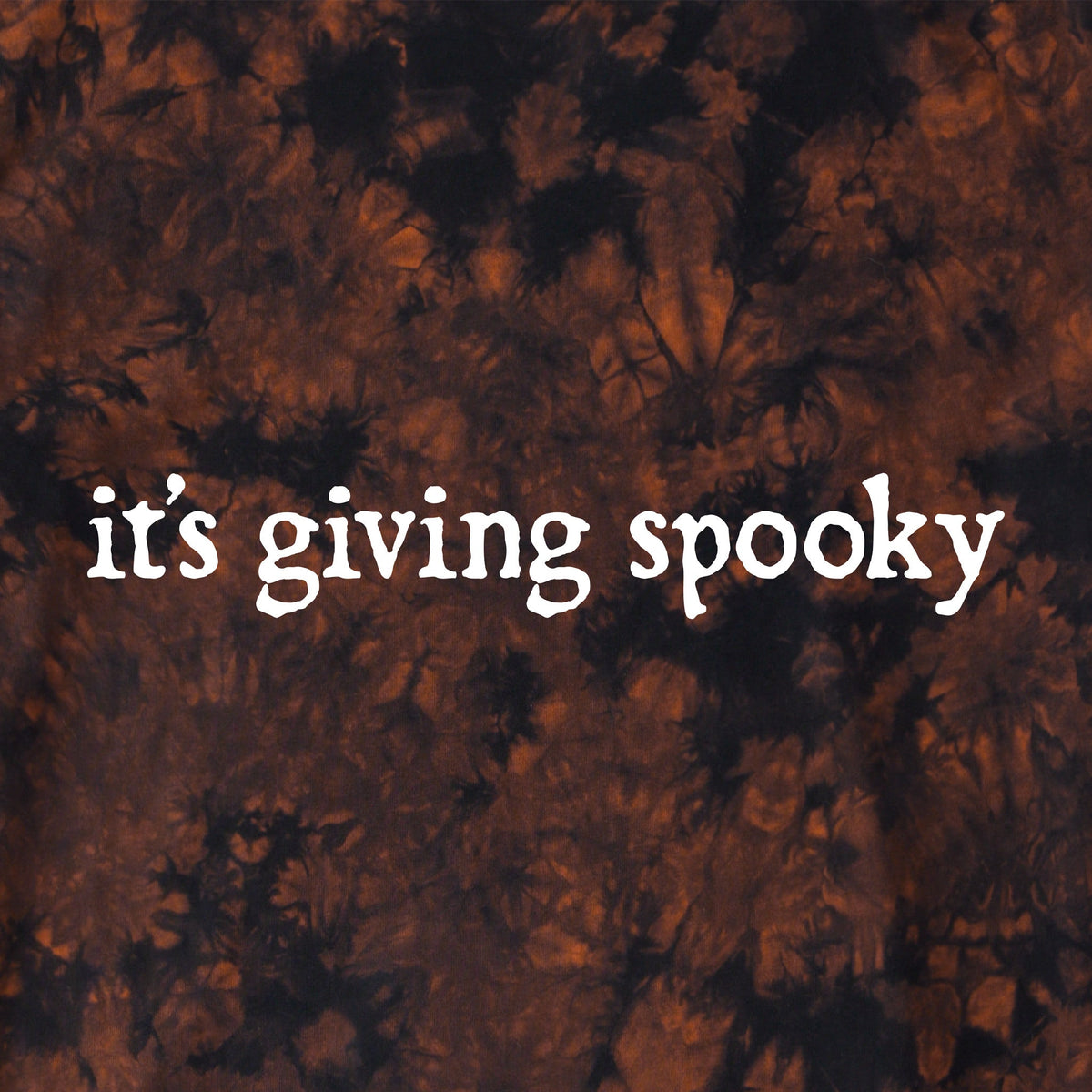Women's It's Giving Spooky Crusher-LITE Shrunken Tie-Dye Tee product image 2
