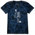 Women's Keep it Weird Skeleton Short Sleeve Crusher Tie-Dye product image 1