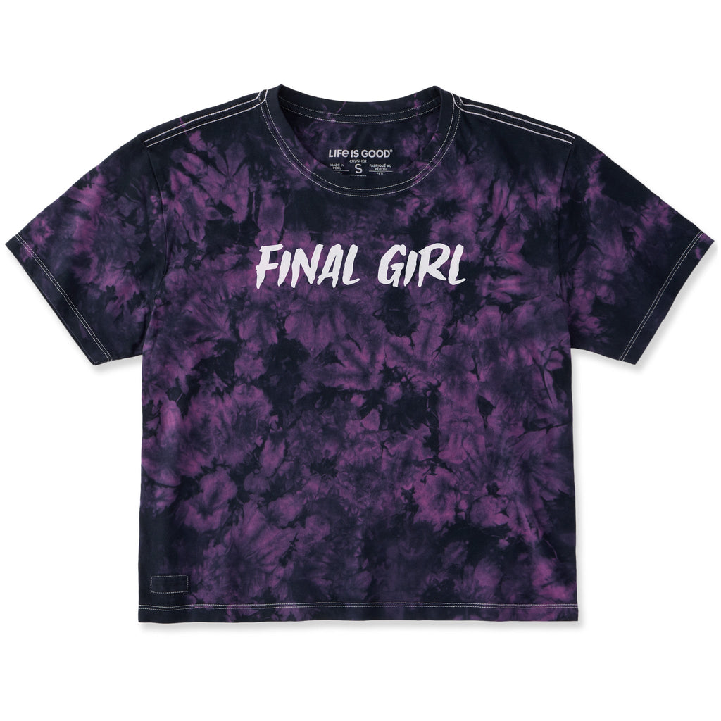 Women's Final Girl Short Sleeve Crusher Boxy Tie-Dye Tee product image 1