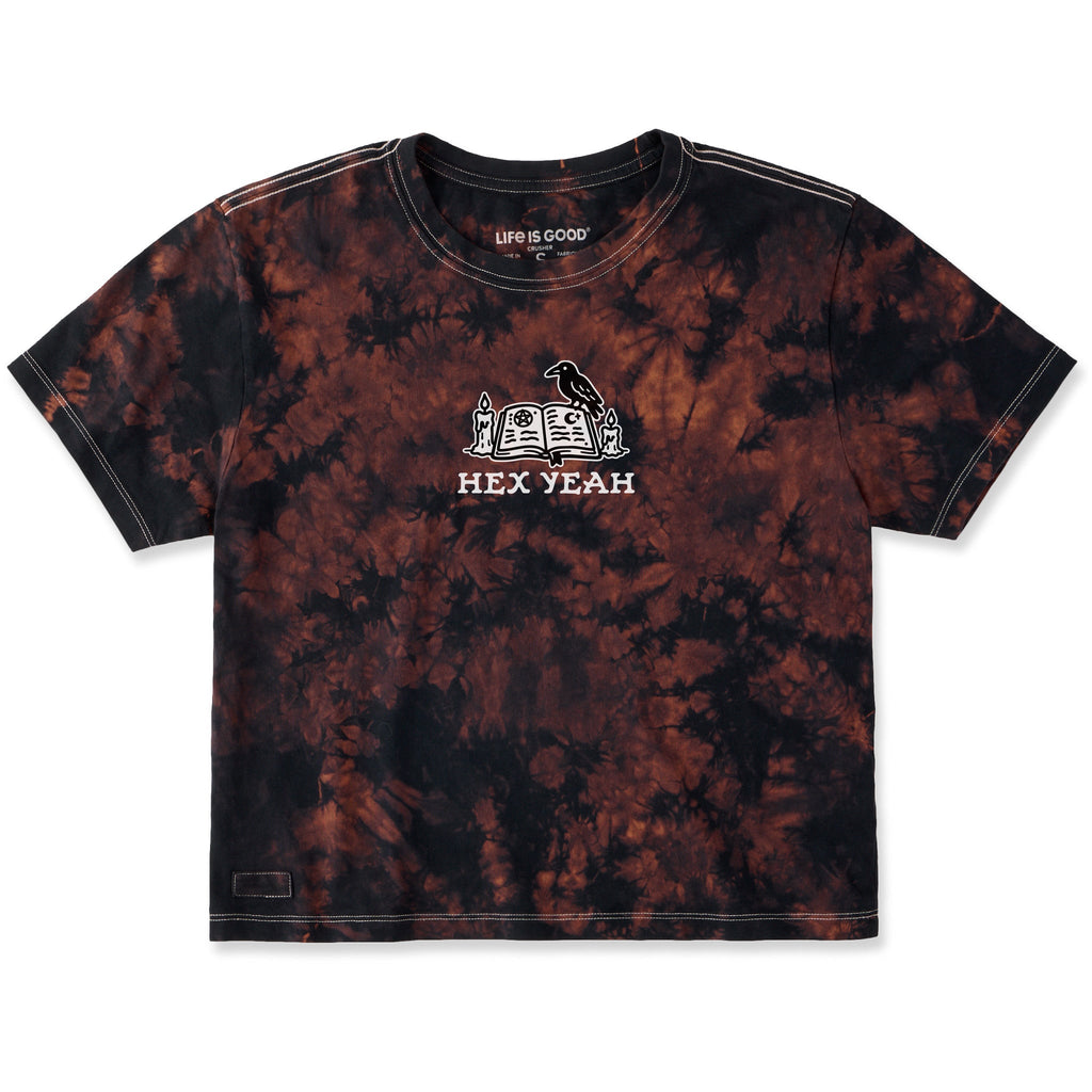 Women's Hex Yeah Short Sleeve Crusher Boxy Tie-Dye Tee product image 3