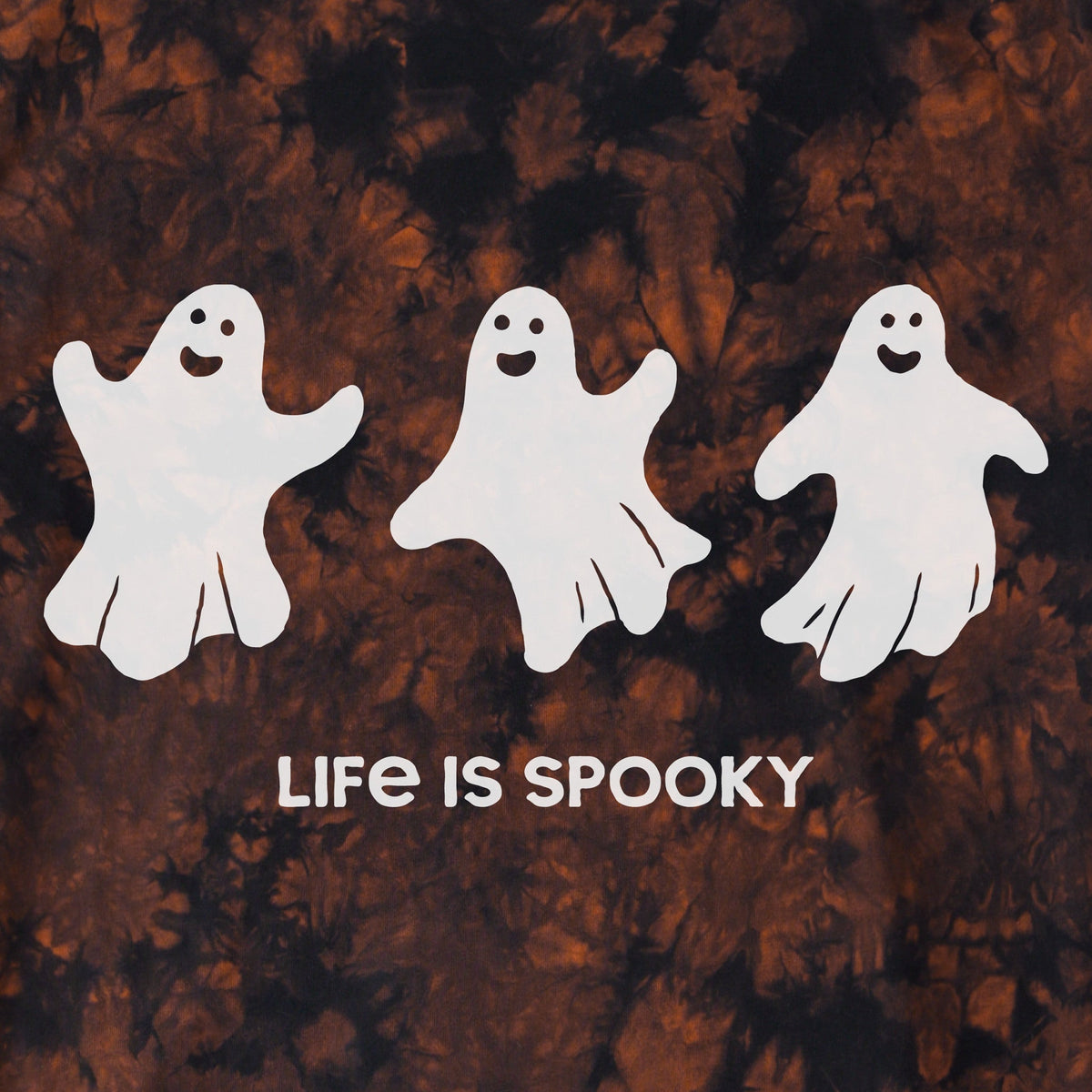 Women's Life is Spooky Ghosts Short Sleeve Crusher Boxy product image 2