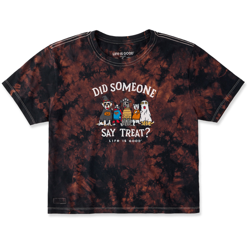 Women's Did Someone Say Treat? Short Sleeve Crusher Boxy product image 3