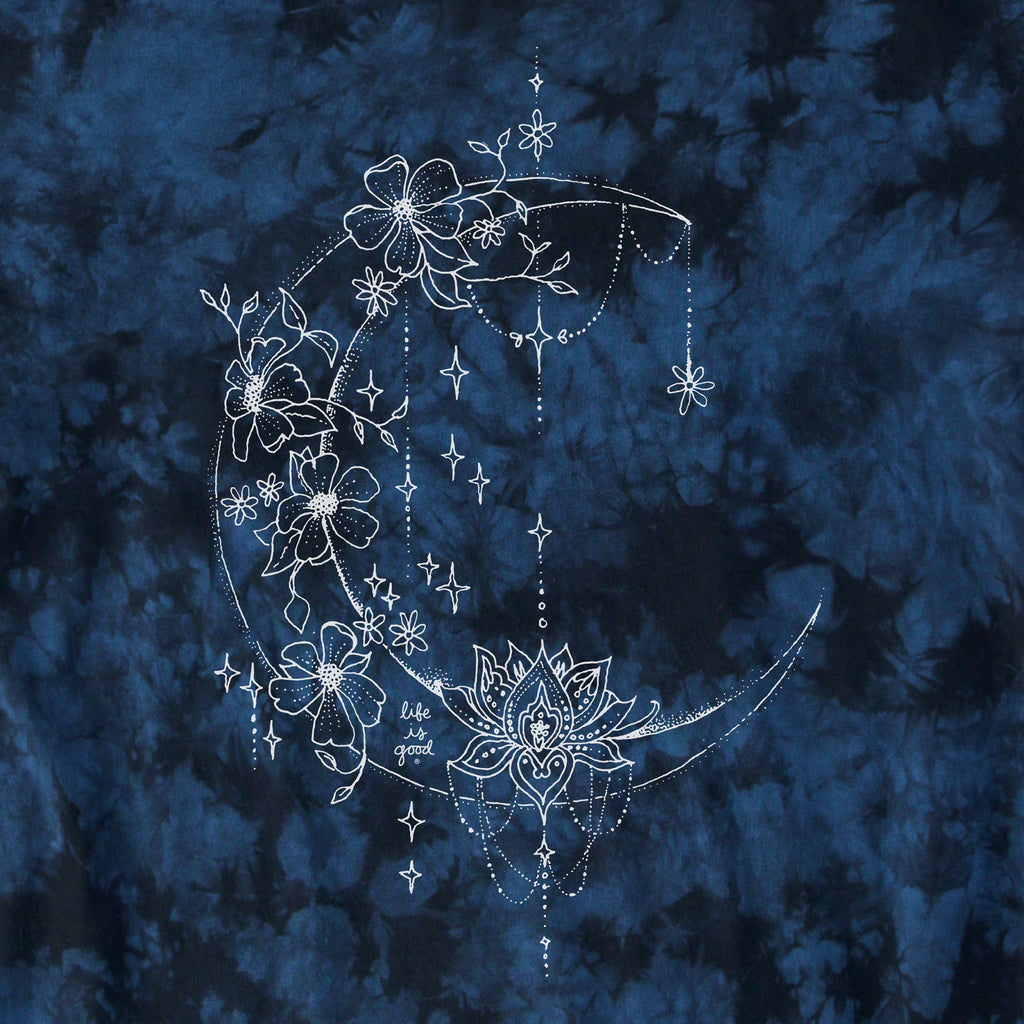 Women's Celestial Moonflower Short Sleeve Crusher Tie-Dye product image 2