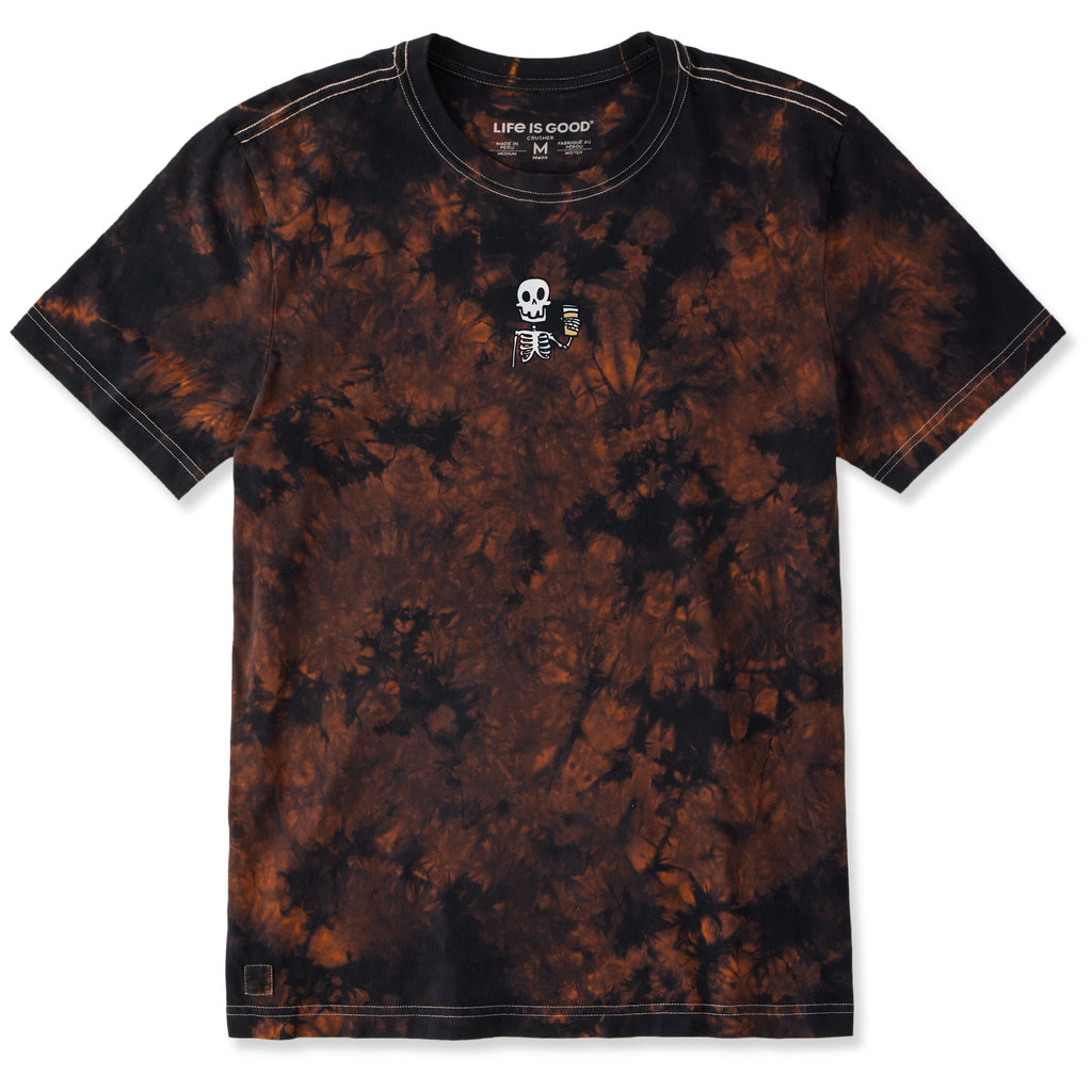 Men's Skeleton w Beer Short Sleeve Crusher Tie-Dye Tee product image 1