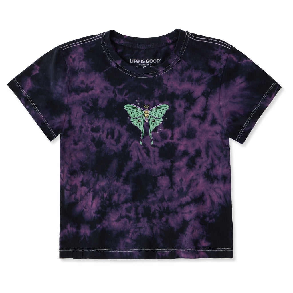 Women's Celestial Luna Moth Crusher-LITE Shrunken Tie-Dye product image 1