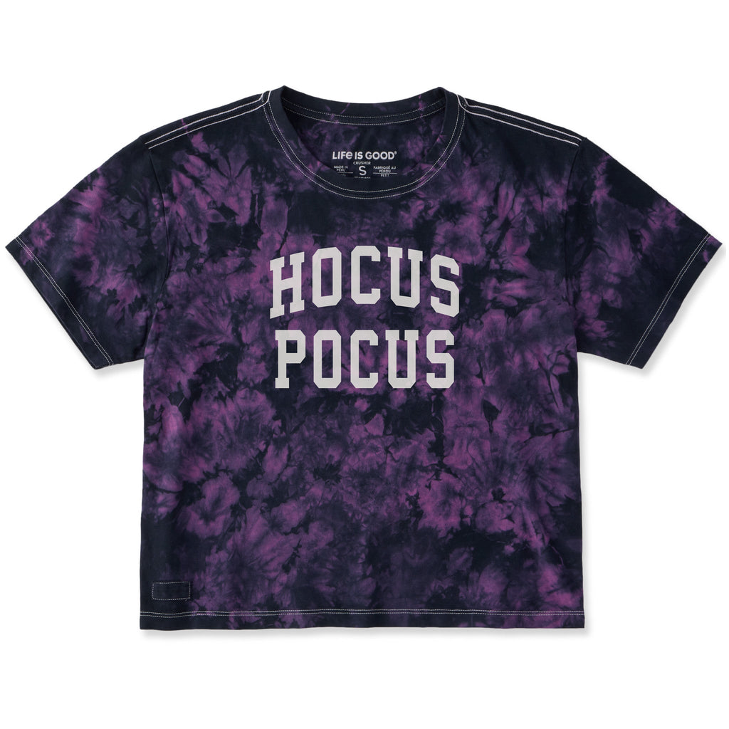 Women's Hocus Pocus Arch Short Sleeve Crusher Boxy Tie-Dye product image 3