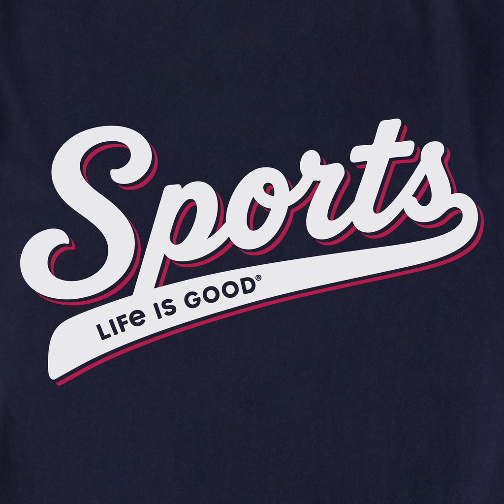 Women's Sports Script Shoulder-Striped Ringer Tee product image 6