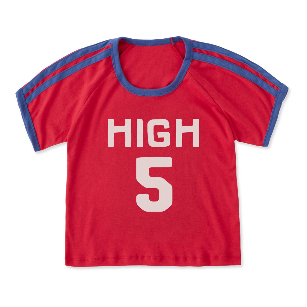 Women's High 5 Shoulder-Striped Ringer Tee product image 1