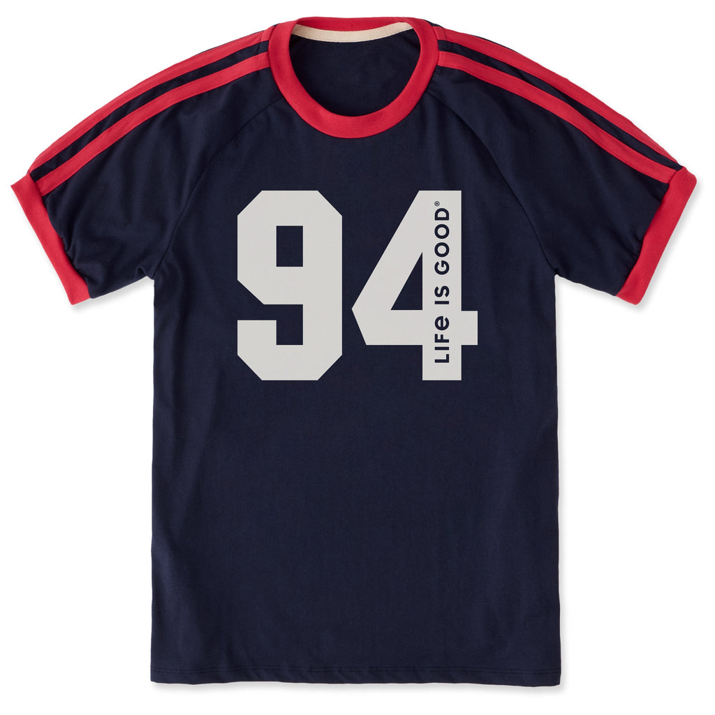 Unisex 94 Athletic Shoulder-Striped Ringer Tee product image 1