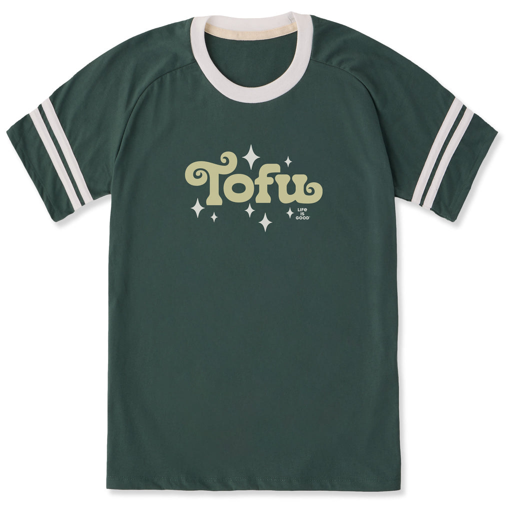 Unisex Fancy Tofu Sleeve-Striped Tee product image 3