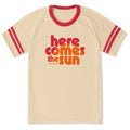 Unisex Here Comes the Sun Throwback Sleeve-Striped Tee product image 1