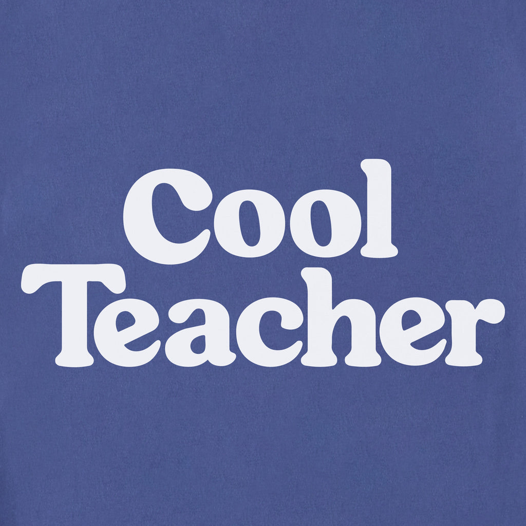 Unisex One Cool Teacher Sleeve-Striped Tee product image 4