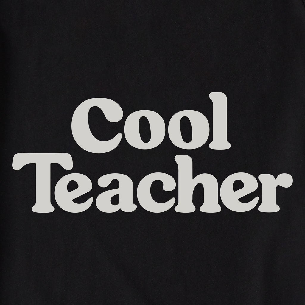 Unisex One Cool Teacher Shoulder-Striped Ringer Tee product image 2