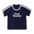 Women's One Cool Teacher Shoulder-Striped Ringer Tee product image 1