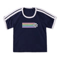 Women's Shooting Star Daisy Shoulder-Striped Ringer Tee product image 1