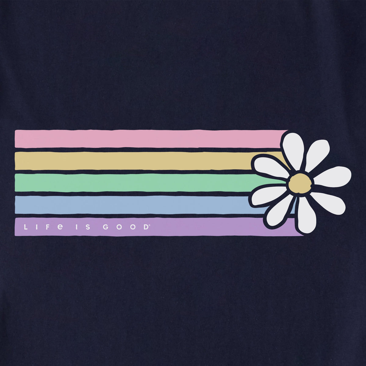 Women's Shooting Star Daisy Shoulder-Striped Ringer Tee product image 4