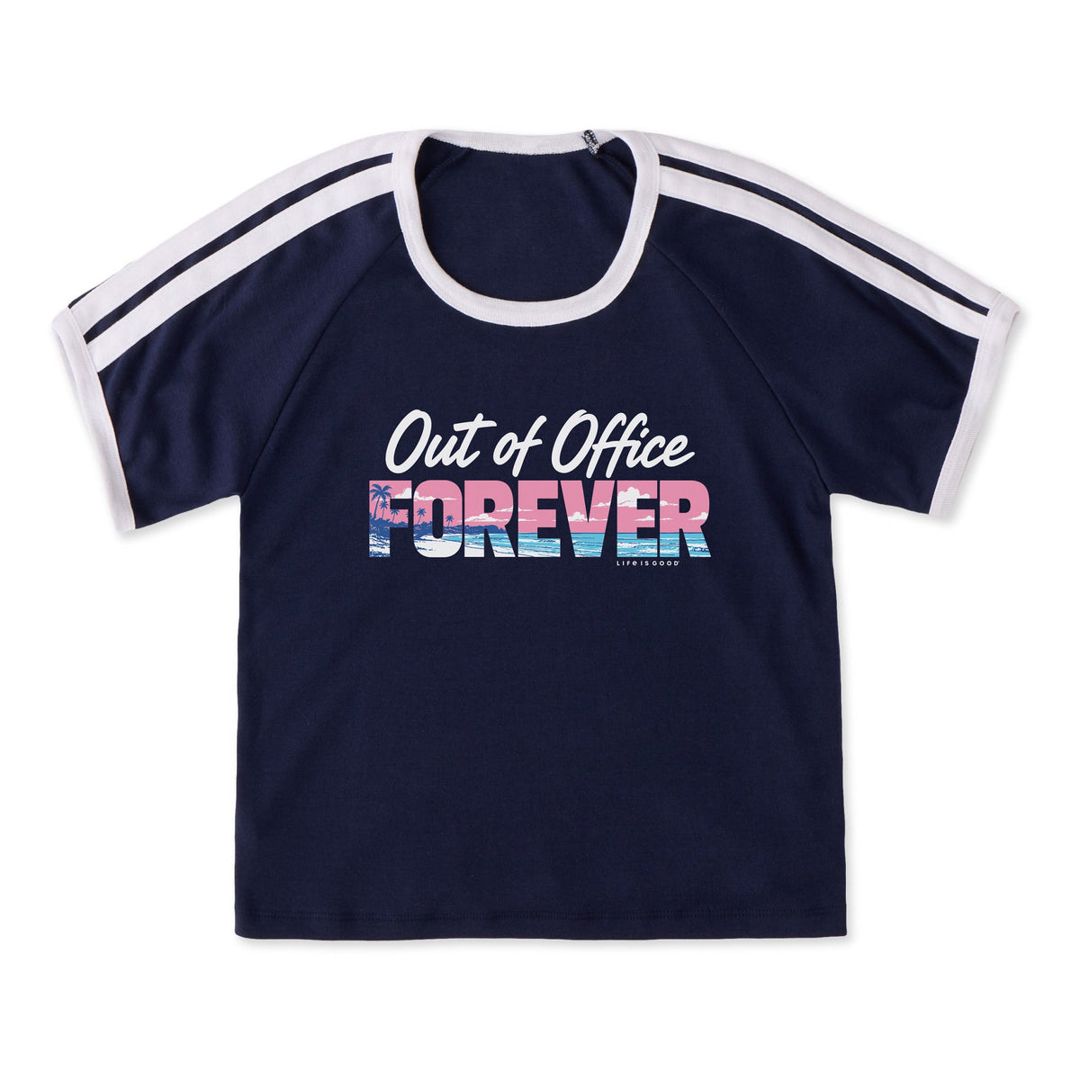 Women's Out of Office Forever Beach Shoulder-Striped Ringer product image 5