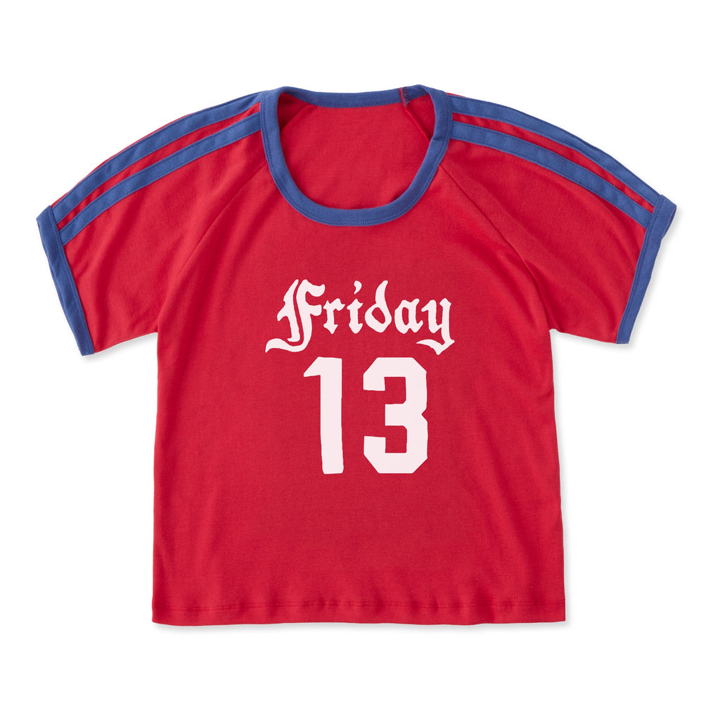 Women's Friday 13 Shoulder-Striped Ringer Tee product image 1