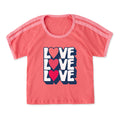 Women's Love Trio Stack Shoulder-Striped Ringer Tee product image 1