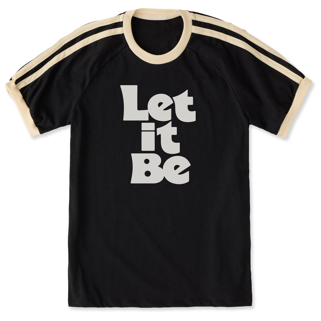 Unisex Let it Be Stack Shoulder-Striped Ringer Tee product image 1