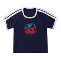 Women's Respect Your Mother Globe Shoulder-Striped Ringer product image 1