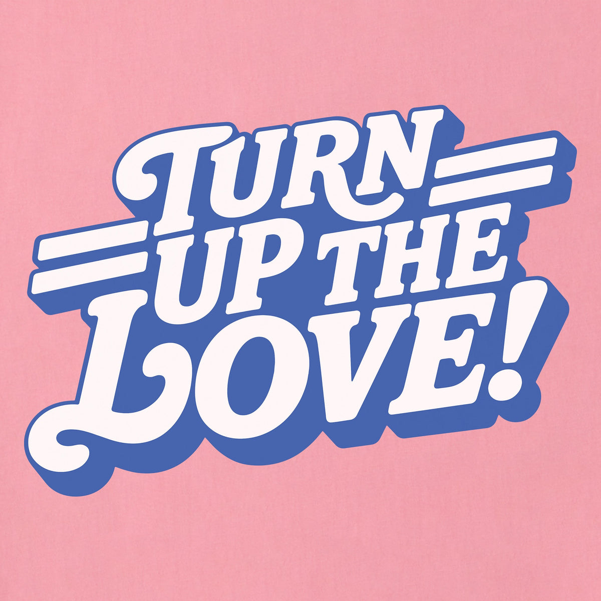 Unisex Turn Up the Love Retro Shoulder-Striped Ringer Tee product image 2