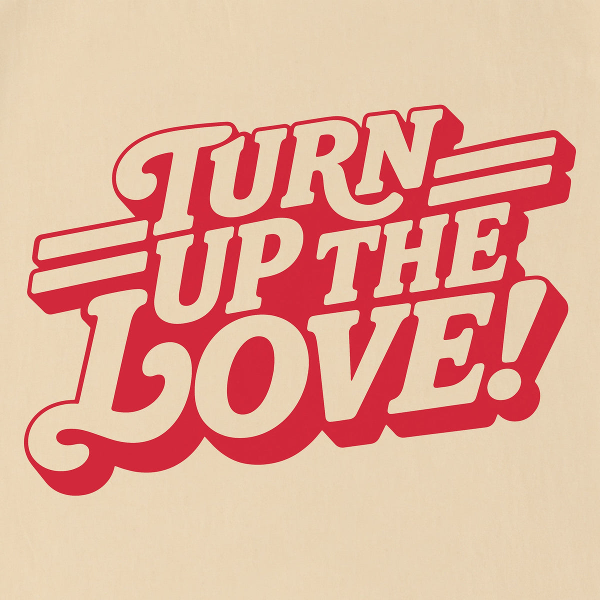 Unisex Turn Up the Love Retro Sleeve-Striped Tee product image 4
