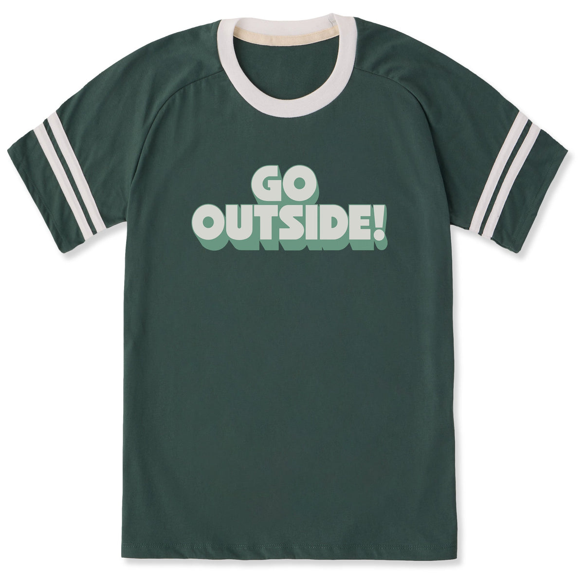 Unisex Go Outside Stack Sleeve-Striped Tee product image 3