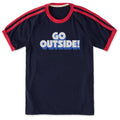 Unisex Go Outside Stack Shoulder-Striped Ringer Tee product image 1