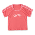 Women's Girl Mom Script Shoulder-Striped Ringer Tee product image 1