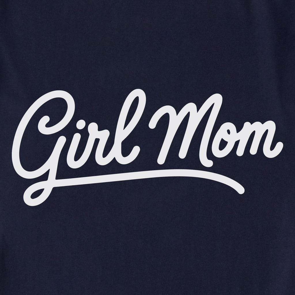 Women's Girl Mom Script Shoulder-Striped Ringer Tee product image 12