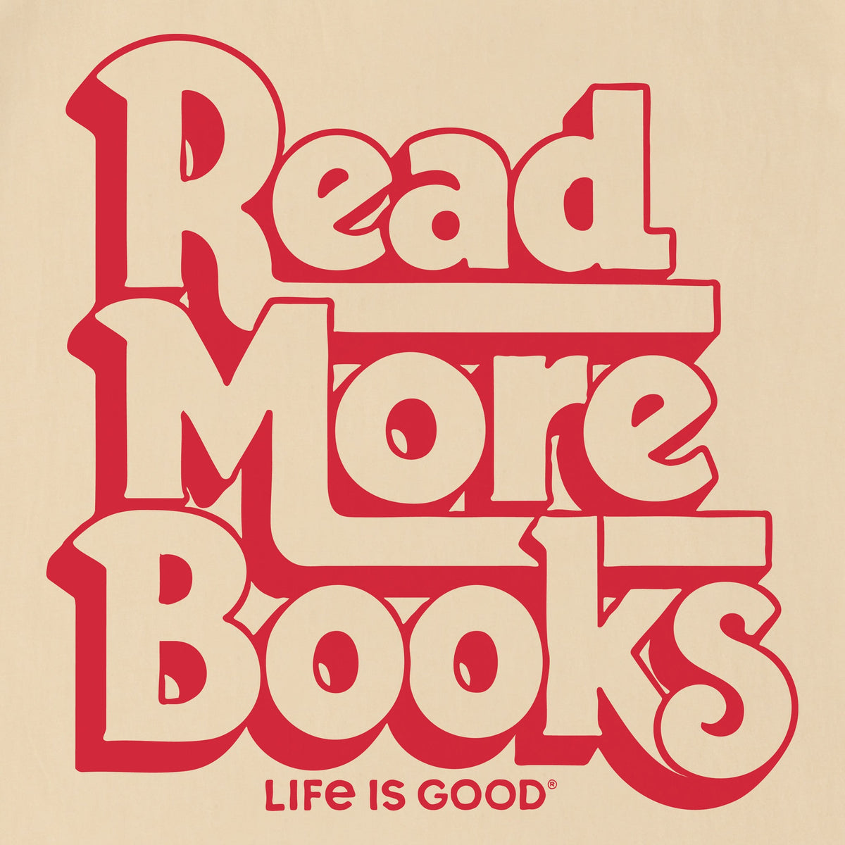 Unisex Read Even More Books Sleeve-Striped Tee product image 2