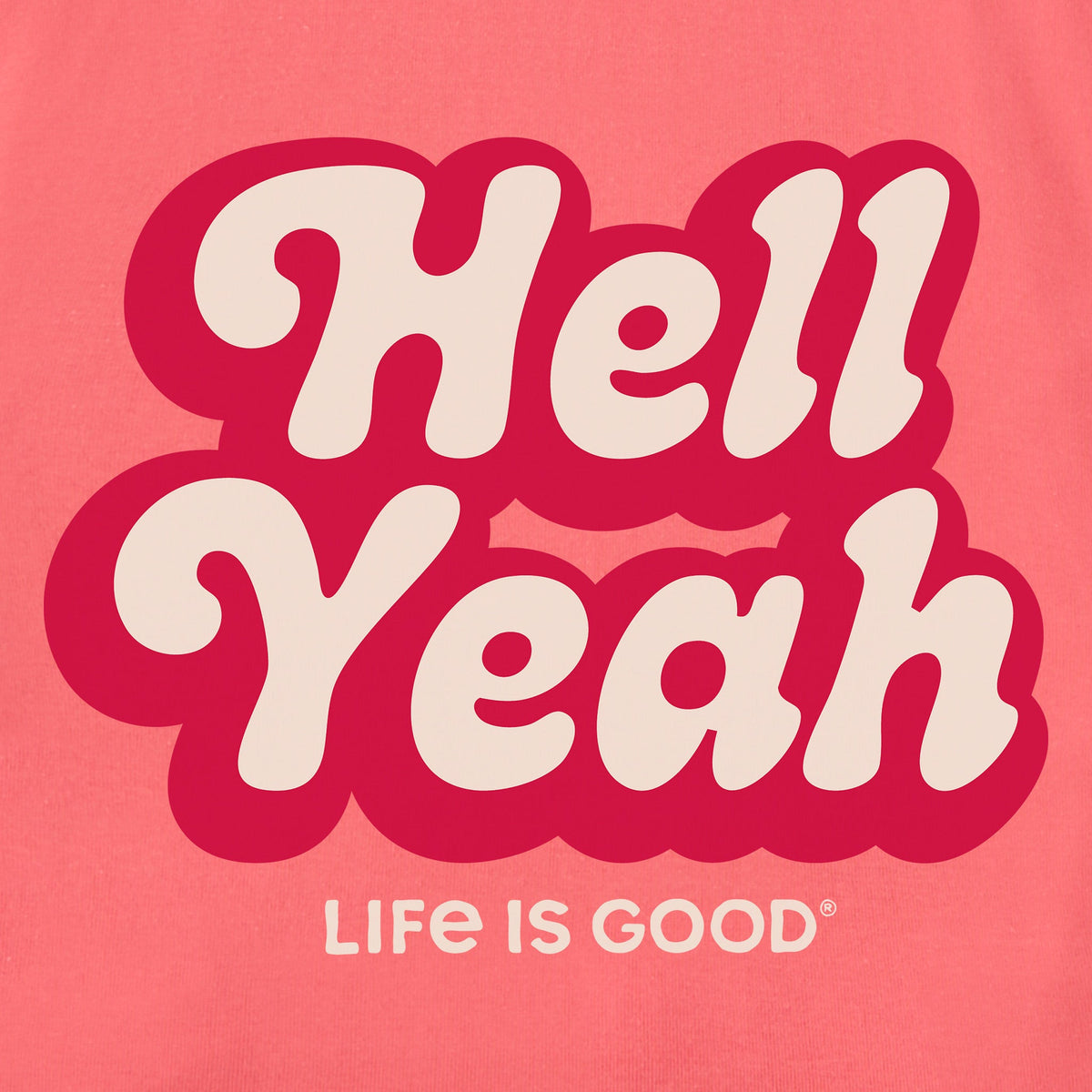 Women's Hell Yeah Script Shoulder-Striped Ringer Tee product image 2