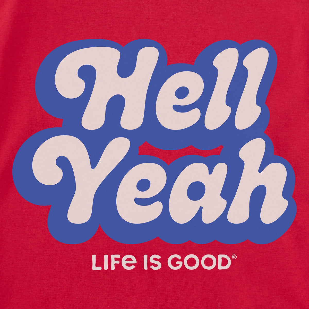 Women's Hell Yeah Script Shoulder-Striped Ringer Tee product image 4