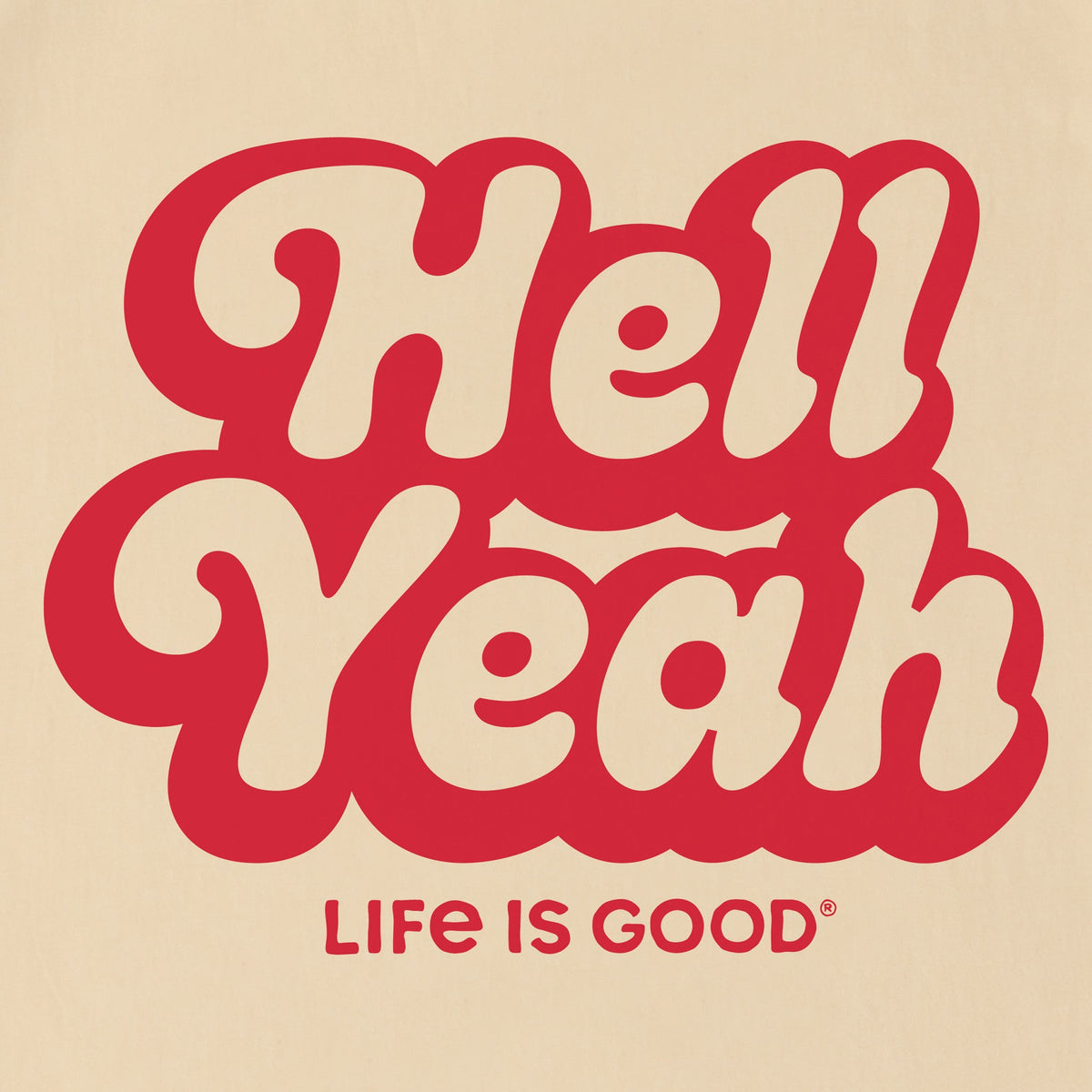 Unisex Hell Yeah Script Sleeve-Striped Tee product image 4