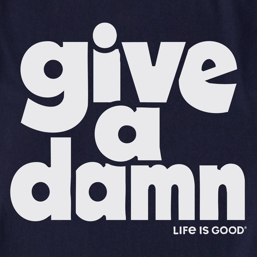 Women's Give a Damn Stack Shoulder-Striped Ringer Tee product image 2