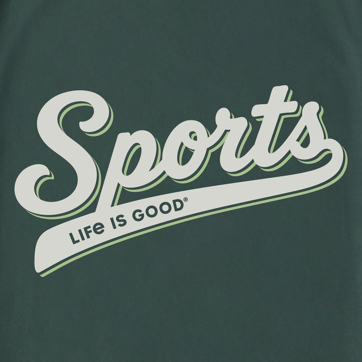 Unisex Sports Script Sleeve-Striped Tee product image 2