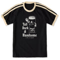 Unisex Tall Dark & Handsome Shoulder-Striped Ringer Tee product image 1