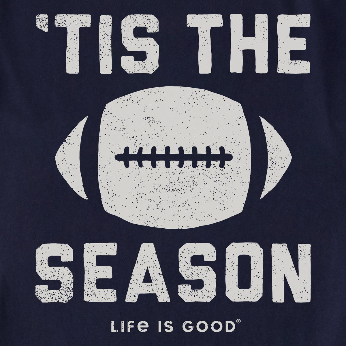 Unisex Tis The Football Season Shoulder-Striped Ringer Tee product image 2