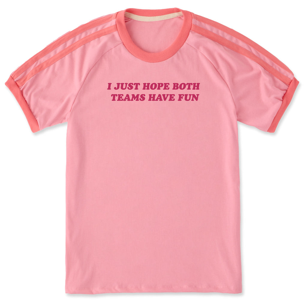 Unisex I Just Hope Both Teams Have Fun Shoulder-Striped product image 1